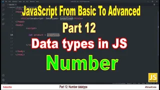 Number data type in JavaScript Part 12 JavaScript