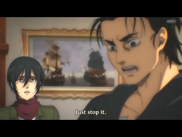Eren Hurt Mikasa &amp; Armin Feelings, Eren Being Savage | Attack on Titan Season 4