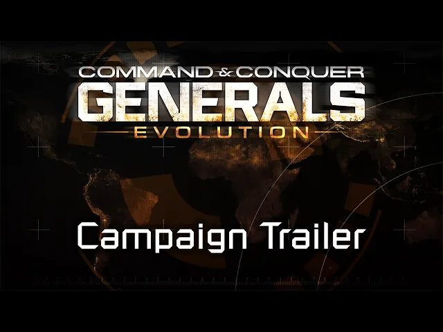 [Generals Evolution] - Campaign Announcement Trailer