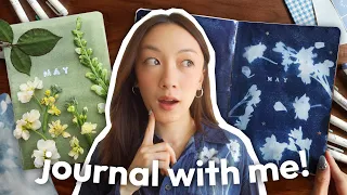 Journal With Me | Trying CYANOTYPE for the first time!