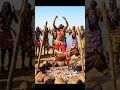 🔥 African Tribal Dance \u0026 Cooking | Donkey Feast with Traditional Music 🎶🫏🌎 | #shorts