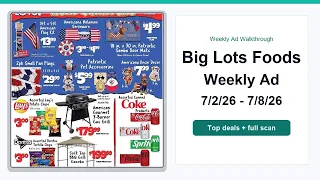 Big Lots Foods Weekly Ad 26 - 26 Top 10 Deals