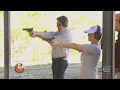 Jeff and Fiona hit the shooting range