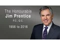 State memorial for former Alberta Premier Jim Prentice - October 28 2016