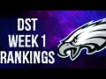 Top 12 Rankings Week 1 Fantasy Football