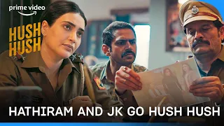 hathiram chaudhary and jk go hush hush karishma tanna sharib hashmi jaideep ahlawat