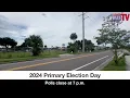 POLLS CLOSE AT 7 P M Space Coast Daily s Zach Clark is live from the Dr Joe Lee Smith Community Ce