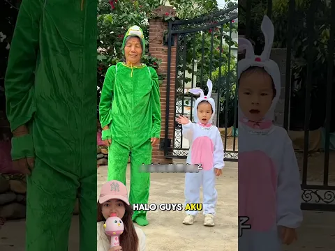 NENEK KURA KURA, KELINCI BOCIL ⁉️#funny #shorts #shortsviral