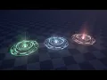 Hologram HUD Circle VFX For Unity