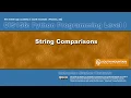 Python 03D String Comparisons