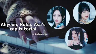 Download Ahyeon, Asa \u0026 Ruka's 'Sheesh' rap tutorial MP3