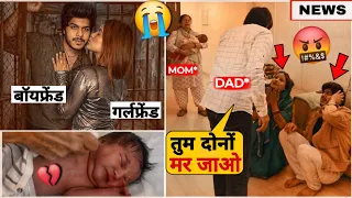 हिमांशु अपनी गर्लफ्रेंड और बच्चे के साथ पहुँचा 😭 माँ बाप ने घर से निकाल दिया 🤬
