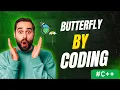 Butterfly using Coding C Patterns in C Butterfly in coding using C