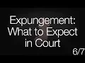 Expungement What to Expect in Court