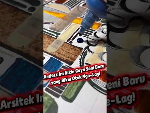 Waktu Ilmu Arsitek Dipakai Buat Ngelukis, Hasilnya Gila!