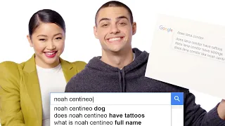 noah centineo u0026 lana condor answer the webs most searched questions wired