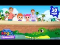 Download Lagu Buaya di kebun binatang | Little Angel Bahasa Indonesia | Kartun dan Lagu Anak