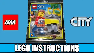 LEGO Instructions | LEGO CIty | 952018 | Harl Hubbs with Tamping Rammer (LEGO Magazine)
