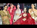 Actresses Ramp Walk At Jio World Plaza Launch Nora Fatehi Shehnaaz Gill Rashmika Jhanvi Sara