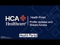Expanse Health Portal - Profile Updates and Shared Access