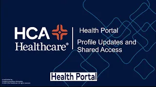 Expanse Health Portal - Profile Updates and Shared Access