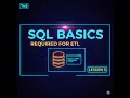 lesson 3 SQL Basics for Informatica PowerCenter Essential Commands Concepts Informatica IPC