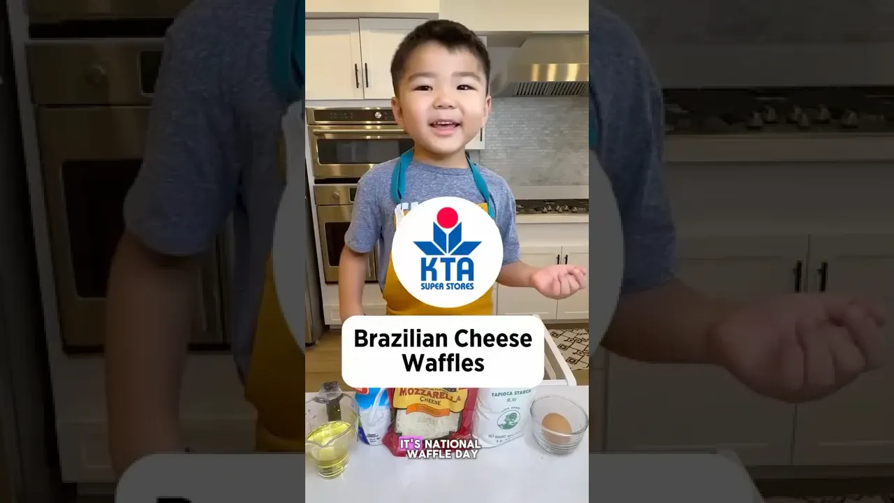 🥞 National Waffle Day just got a cheesy upgrade with KTA Ambassador, CJ's BRAZILIAN CHEESE WAFFLE