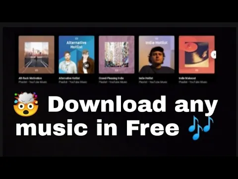 Download MP3 Download any music in free