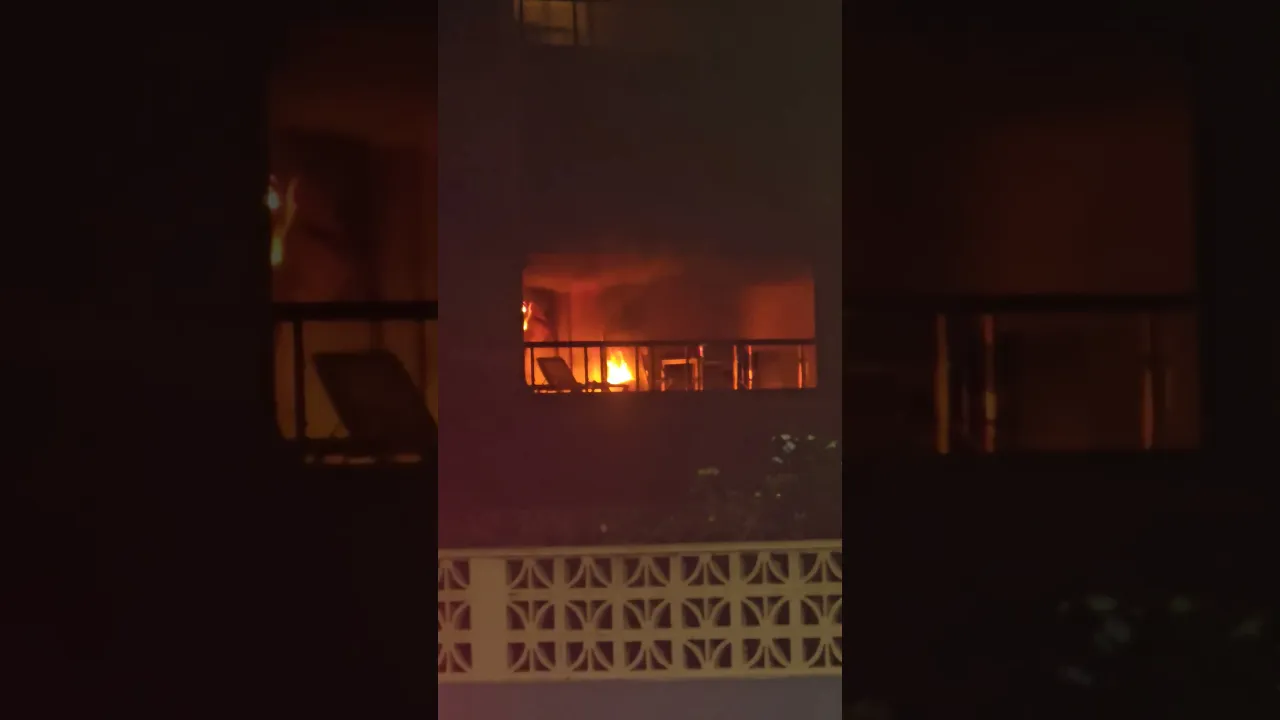 hotel on fire st maarteen