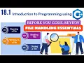 Essential Foundation for File Handling in C Overview Process and Stream Functions CS201 18 1