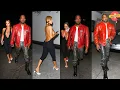 KANYE WEST AND BIANCA LEAVE E BALDI RESTAURANT THEN HEAD TO A BEVERLY HILLS MOVIE THEATER