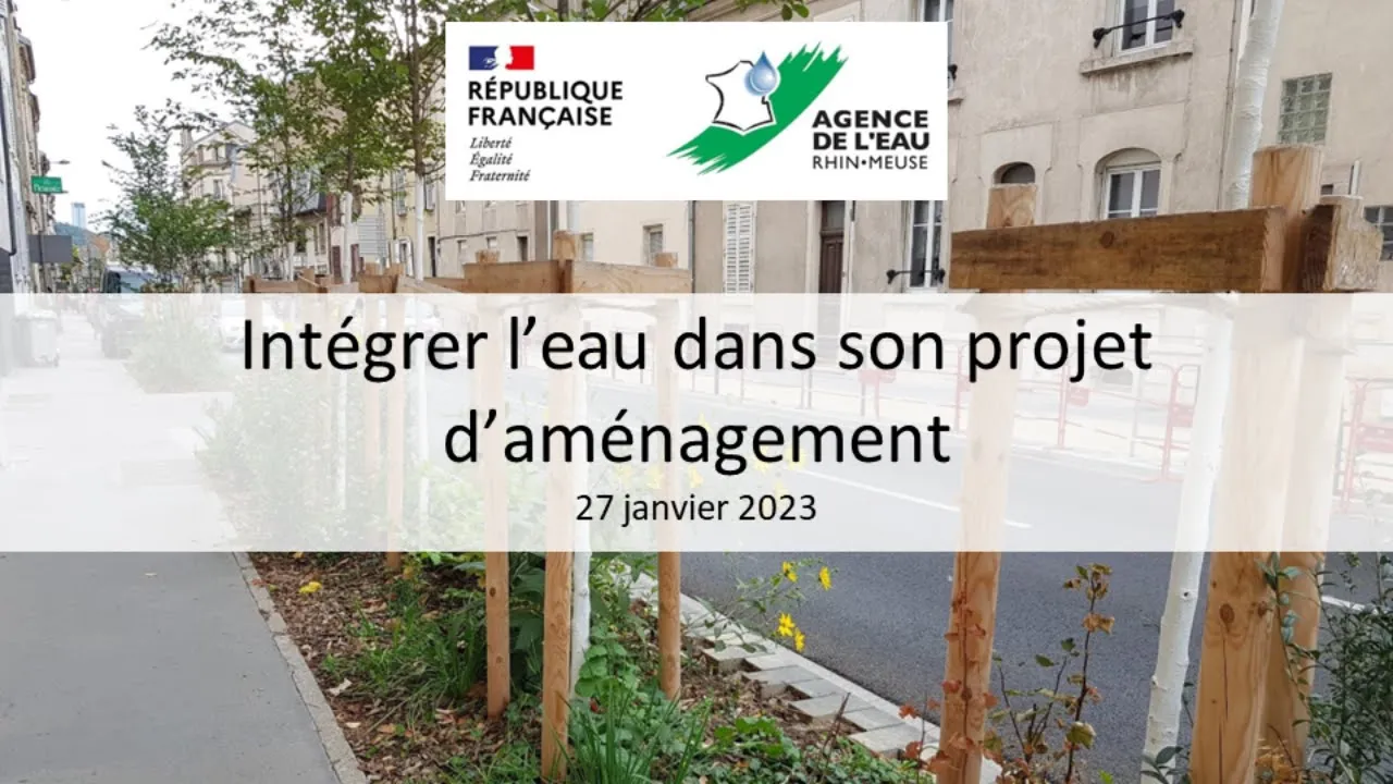 Webinaire 4 - Intégrer l'eau dans son projet d'aménagement