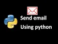 How to send email using outlook in python