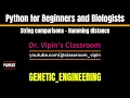 DNA Sequence Comparison - Calculating the Hamming Distance