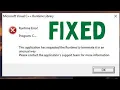 How to Fix Microsoft Visual C Runtime Library Error Message on Windows 11