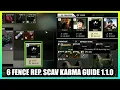 6 Fence Reputation SCAV Karma Guide - 1 1 0 KORD BREACH
