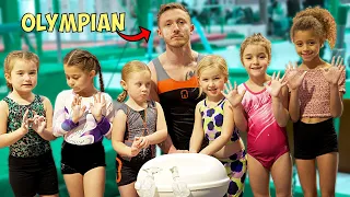 I joined a 6 year old 'Women's Gymnastics Squad Trial'