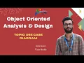 Object Oriented Analysis Design Lecture 02 YASIR ARAFAT AIUB ACS