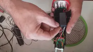 تصليح مضرب الناموس وفكره جديدة بديلة للشحن 