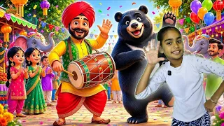 Kala Apna Bhalu Laya | कालू मदारी आया | Popular Hindi Rhymes For Children | Hamari Jinisha