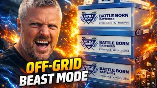 off grid bus electrical system upgrade battle born victron full install 