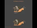 Snail 2D Rig Animation Unity 2D