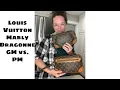 Comparing Vintage Louis Vuitton Marly Dragonne Clutch GM vs PM and similar bags