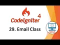 CodeIgniter 4 Sending an email