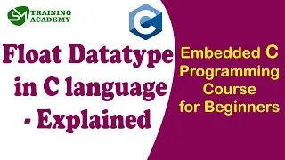 Float Datatype in C