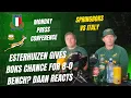 Download Lagu SPRINGBOKS:  Esterhuizen an option for 8-0 bench?  Daan Human and Jan-Hendrik Wessels face the media