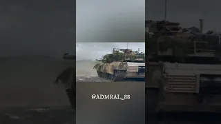 اطلاق النار من دبابة الابرامز الامريكية                                        دندنها