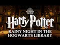 Download Lagu Rainy Night In The Hogwarts Library | Harry Potter Music \u0026 Ambience ☔️