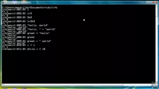 Infinite Skills Ruby Programming 1 - Using The Ruby Interactive shell