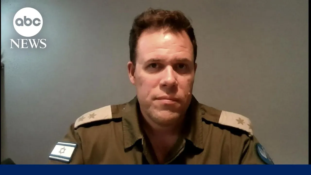 IDF spokesperson breaks down Israeli response to Hamas attack